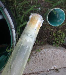 Septic Tablets stuck in tube